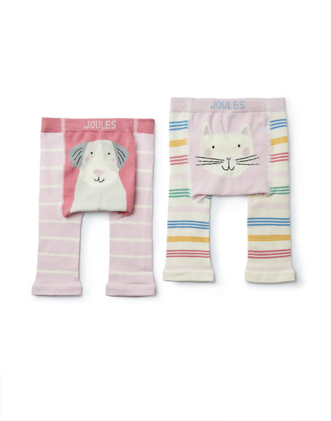 Joules Lively 2 Pack Character Leggings- rainbow/horse – Lace and