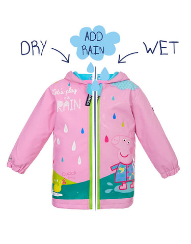 Squid Kids Peppa Pig Raincoat