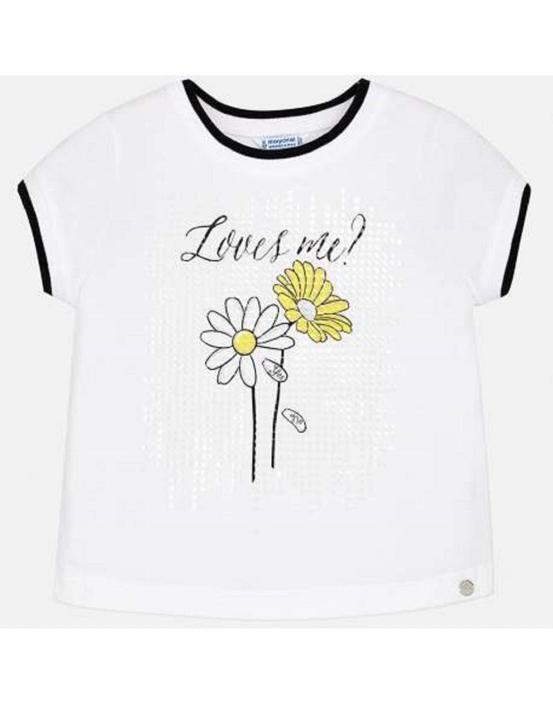 Mayoral Flowers T Shirt